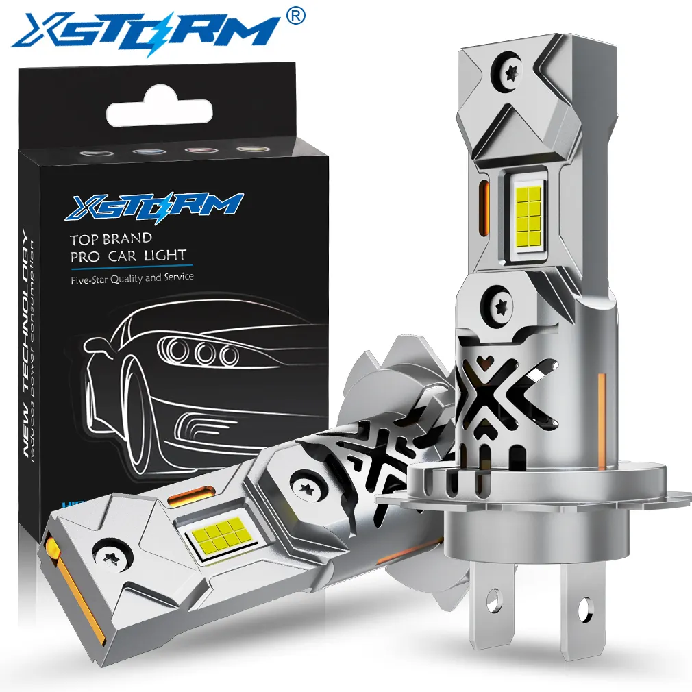 XSTORM K55 Mini H7 Led Headlight Bulbs 60W 20000LM 6500K H4 Auto Lamps H11 9005 HB3 9006 HB4 Car Headlamps 12V Automobile Lights