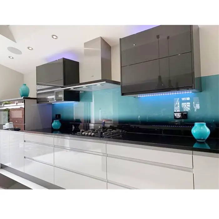 Splash Back Glass 5mm 6mm 8mm 10mm Kitchen Glass Backsplash