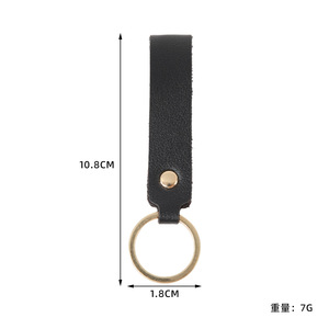 Étiquettes vierges en PU pour gravure, porte-clés dorés, crochets de chaîne, pour la fabrication de porte-clés, le bricolage, le travail du cuir, porte-clés en cuir colorés pour gravure laser - Product Image 6