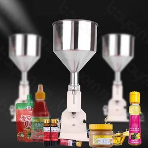 Vertical Pneumatic <b>Juice</b> Water Cosmetic Beverage Paste Honey Can Wine Liquid Tube Filler Shampoo Plastic Bottle Filling <b>Machine</b> - Product Image 1