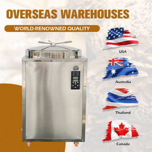Sterilizzatore a Vapore Verticale Industriale ad Alta Pressione, Autoclave da 200 Litri, Magazzino USA - Product Image 5