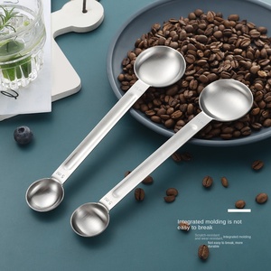 DFM02 Stainless Steel 5ml 15ml 2 Ends <b>Measure</b> <b>Spoon</b> - Product Image 2