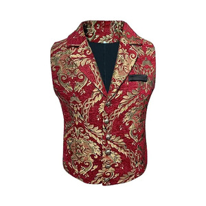 Chaleco Formal para hombre, chaleco <span class=keywords><strong>medieval</strong></span> gótico Steampunk con patrón decorativo, chaleco de Cosplay victoriano para <span class=keywords><strong>traje</strong></span> de negocios de <span class=keywords><strong>boda</strong></span> - Product Image 4