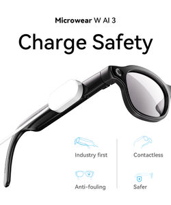 Occhiali Intelligenti <span class=keywords><strong>WAI</strong></span> 3 PRO con Traduzione AI, Registrazione Video Wireless, Fotografia, Fotocamera da 1200w, Chiamate Bluetooth, Wi-Fi, per Uomini e Donne - Product Image 3