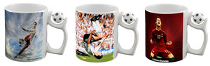 Vente en gros de revêtements Tasses en céramique vierges de sublimation avec logo personnalisé <span class=keywords><strong>Tasse</strong></span> de football - Product Image 2
