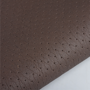 Tissu en cuir synthétique Pu cuir microfibre perforé pour chaussures vêtements en cuir suédé recyclé meubles à usage décoratif - Product Image 4