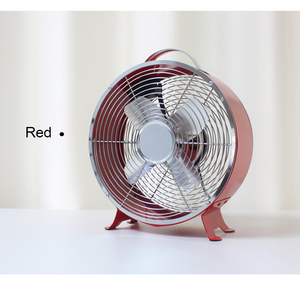 9 "retro Bàn Fan điều khiển cơ khí AC/DC Đồng đồng đồng hồ báo thức fan hâm mộ bảng cổ điển kim loại Fan HJ-9UC - Product Image 3