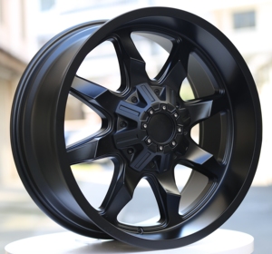 Hợp kim đúc mặt bích rộng 17*9J,18 * 9J 20 * 9J 20 * 10j, 22 * 12j màu đen mờ; cửa sổ xay màu đen sáng và Chrome - Product Image 1