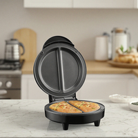 Poêle à Frire Électrique Multifonctionnelle Pizza Machine Double Face Chauffage Crêpes Sandwich Maker Petit Déjeuner Omelette Friture Machine