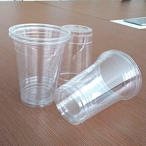 Venta al por mayor personalizado 10 12 14 16 20 24 oz taza de plástico transparente desechable para mascotas con tapa plana de cúpula para <span class=keywords><strong>café</strong></span> helado - Product Image 6