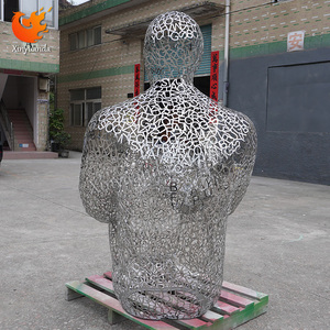 Tùy Chỉnh Lớn Ngoài Trời Thép Không Gỉ Hollow Hình Thủ Công Điêu Khắc Đánh Bóng Kỹ Thuật Cho Thành Phố Cảnh Quan Sân Vườn Đồ Trang Trí Sàn - Product Image 5