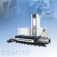 Centre d'usinage horizontal et de fraisage GUOSHENG DBM110, machines et outils CNC, centre d'usinage robuste pour le métal