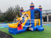 Château gonflable commercial avec toboggan, château gonflable pour enfants, équipement de terrain de jeux