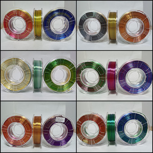 Filament d'imprimante 3D 3DSWAY PLA 1,75 mm, soie arc-en-ciel dégradé multicolore, 1 kg, matériau FDM pour impression 3D - Product Image 5
