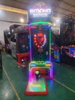 Duoxing Machine de tir d'arcade LED colorée, à monnayeur, avec affichage numérique, pour centre de divertissement, garantie 1 an, en métal, version anglaise