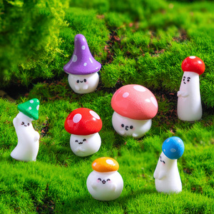 Nhỏ Cổ Tích Vườn <span class=keywords><strong>Mini</strong></span> Nấm Trang Trí Nội Thất Thu Nhỏ Nhựa Thủ Công Giả Nấm Cho Tự Làm Bonsai Micro Cảnh Quan Hồ cạn Hồ Cá - Product Image 2