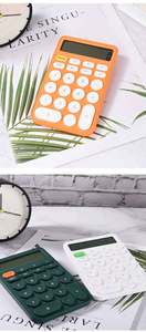 Calculatrice scientifique de bureau à 12 chiffres avec grand écran LCD, boutons faciles à lire, alimentée par piles, en plastique, pour le bureau et l'école - Product Image 3