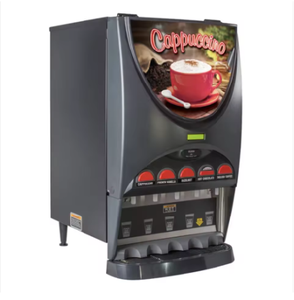 Dispensador de Cappuccino en Polvo Comercial BEST iMIX-5 BLK-HW con Puerta Superior Abatible y Agua Caliente - 5 Tolvas - Product Image 3
