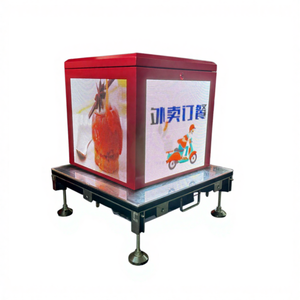 Pantalla LED Exterior Impermeable P2.5/P3 de 380x380mm 1R1G1B para Motocicleta con 4G y Pantalla de 3 Lados - Product Image 1