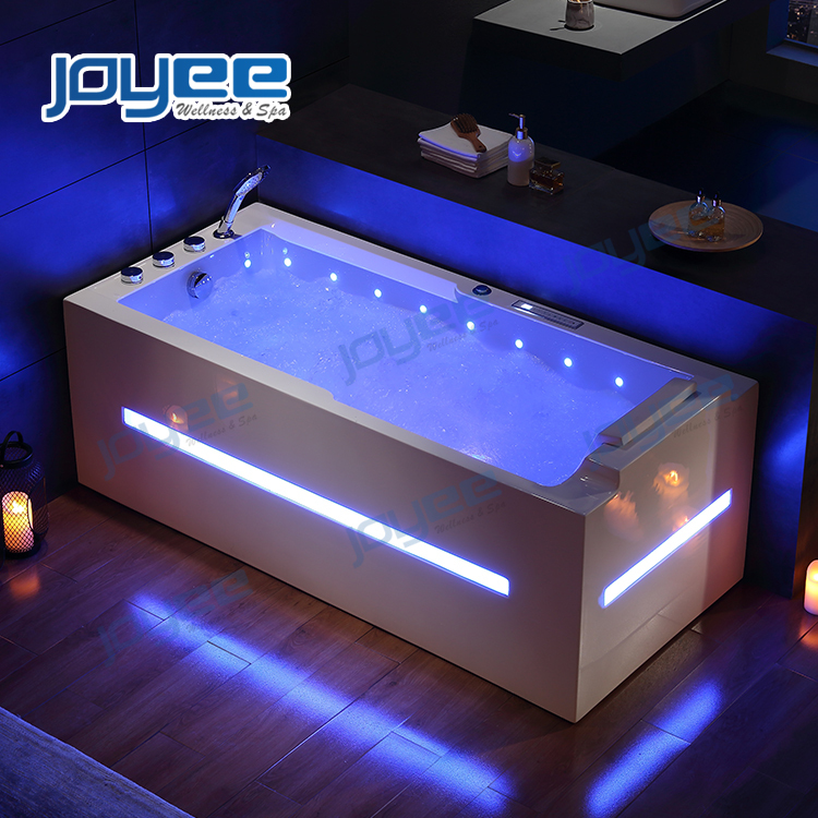 JOYEE Plus Populaire Bain À Remous Intérieur avec 1 Chaises Longues Home Relax Baignoire avec Jets de Massage