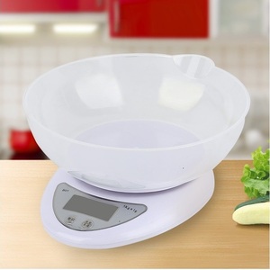 Langlebige Digitale Küchenwaage Hohe Präzision 5kg 7kg 10kg Gewichtsmessung Batteriebetrieben Aus Kunststoff Gefertigt - Product Image 1