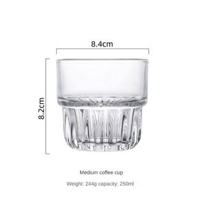 แก้วน้ำ/เบียร์/กาแฟ ลายการ์ตูนน่ารัก ขนาด 250 มล. แก้วคริสตัล แก้วลาเต้  พร้อมโลโก้สั่งทำได้  เหมาะสำหรับเป็นของขวัญงานแต่งงาน - Product Image 4