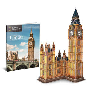 Coffret cadeau de puzzle 3D, modèle en papier de l'architecture de la place Saint-Marc à Venise, jouets éducatifs pour enfants - Product Image 5