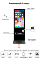 Киоск рекламы 55 дюймов напольная подставка digital signage Android рекламное табло с ЖК-экраном Тотем с дистанционного управления программным обеспечением