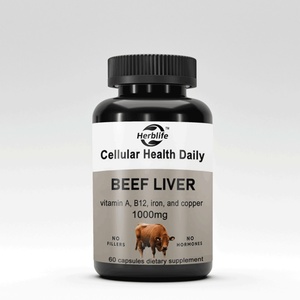 Cápsulas de Hígado de Res Liofilizadas, Suplementos Energéticos Naturales OEM/ODM, Cápsulas de Hígado de Res a Granel de 500 mg - Product Image 1