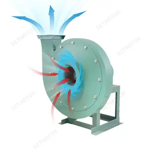 9-19 High-Pressure Centrifugal Fan Industrial Material Conveying Blower Dust Removal Induced Draft Snail Fan High-Temperature