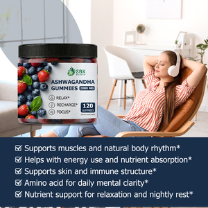 Gomitas de Ashwagandha de Marca Privada ODM, Sabor Mixto, Suplemento Dietético, Promueve la Claridad Mental y Refuerza el Sistema Inmunitario y la Salud de la Piel - Product Image 4