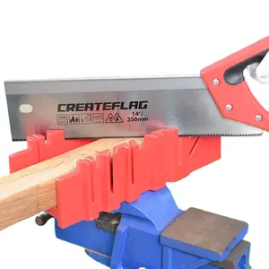 Createflag <strong>Mitre</strong> <strong>Box</strong> with Backsaw Custom Garden Wood Cutting Handsaw Carbon Steel - Product Image 1