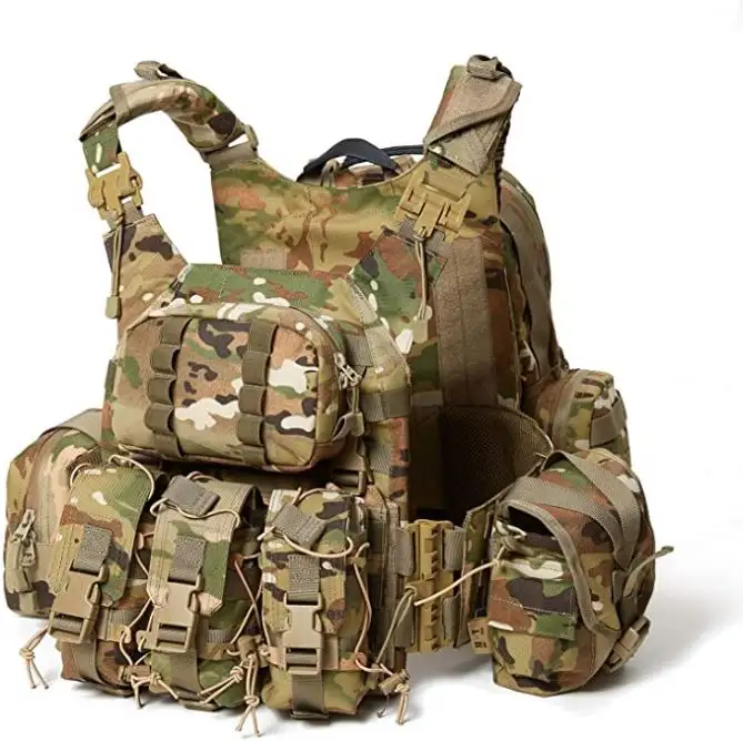Quick release Camouflage 3 Day Tactical Assault Backpack OCP Vest MOLLE TACTICAL backpack Vest