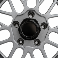 Nouvelles jantes monobloc forgées à rayons maillonnés personnalisées 15-20 pouces 5x112 5x120 en alliage d'aluminium 6061-T6 couleur bronze canon