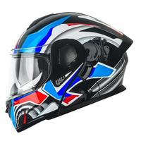 Casque de moto ouvert homologué DOT, en ABS, avec double visière, à dégagement rapide, toutes saisons, garantie 1 an, prix de gros