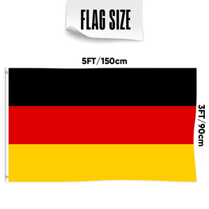 ธงเยอรมัน5ft 3 * พร้อมวัสดุโพลีเอสเตอร์ธงงานฉลองเทศกาลวันหยุด - Product Image 4