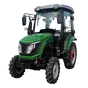 Небольшой сельскохозяйственный трактор с кабиной для сельскохозяйственного мини-трактора, колесо 4*4, 40 л.с., 50 л.с., 70 л.с., Лучшая цена из Китая