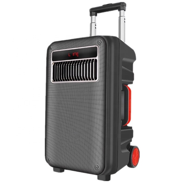 New Arrival Portable Blue-tooth Rechargeable Powered Mobile Speaker Powerful Active Trolley Outdoor Speaker Outdoor Sound System