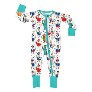 Pakaian Bayi Laki-laki Perempuan yang Dapat Disesuaikan Western Howdy Silly Goose Set Piyama Celana Pendek Bayi Laki-laki Pakaian Lucu Pakaian Butik Anak-anak - Product Image 4