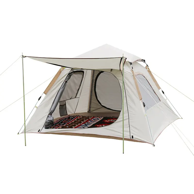 2023 Everich Outdoor Customized 1 Room Inflatable Camping Tents 3-4 Persons Waterproof Canvas Tents