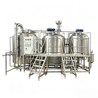 Système de brassage de bière haute capacité 4000L 3V Brewhouse Brewtech pour la vente