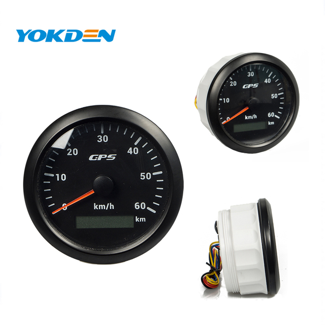 85mm Analog 60 km Electrical Speedometer with Odometer Generator Controller
