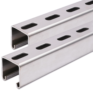 Laminados a Quente e Formados a Frio Tamanho Padrão Solar Strut <span class=keywords><strong>Metal</strong></span> Materiais De Construção Bracket Strut <span class=keywords><strong>Channel</strong></span> - Product Image 1