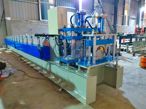 Aluzinc Roof Ridge Cap Roll Forming Machine with Bearing & Motor Color Steel <b>Sheet</b> Processing PLC Control 380V 3phases - Product Image 6