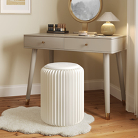 Tabourets et poufs pliables modernes en papier avec structure en nid d'abeille pour hôtel et usage domestique, meubles de salon gain de place