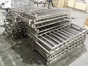 Lò nướng thương mại lớn không khí nóng lò quay lò nướng thiết bị làm bánh dày bằng thép không gỉ Khay Nướng Giá làm mát xe đẩy - Product Image 6