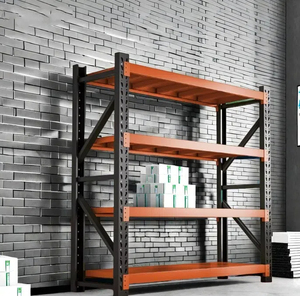 Hệ thống kệ chứa hàng bằng kim loại không cần bu lông, chịu lực cao, 4-5 tầng, dùng cho nhà để xe, kho hàng, công nghiệp - Product Image 2