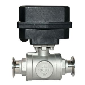 Stainless Steel Three Way Electric Valve DN32 40 50 Sewage Treatment Drain Valve IP68 Automatic Drainage - Product Image 2