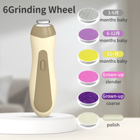 Kit de manucure électrique portable ABS pour bébés et jeunes enfants, lime à ongles pour nourrissons, vente chaude