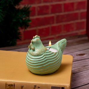 Porte-bougie Lapin de Pâques avec figurine en résine sculptée en forme <span class=keywords><strong>d</strong></span>'œuf et <span class=keywords><strong>d</strong></span>'<span class=keywords><strong>escargot</strong></span>, bougeoir lapin pour <span class=keywords><strong>d</strong></span>écoration de fête à domicile et cadeau - Product Image 3